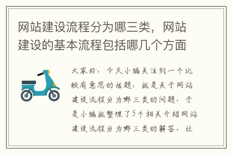 网站建设流程分为哪三类，网站建设的基本流程包括哪几个方面